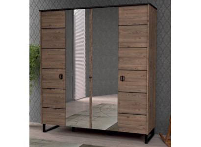 Wardrobe Brown Youth Bedroom Closet Children's Room Design Modern New