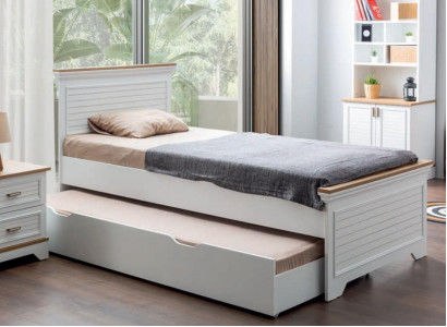 Double bed with bed drawer furniture wood beds children's bed youth bed teenager