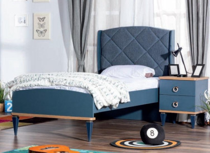 Children's Room Bed Youth Room Nightstand Furniture Complete Set Beds New 2-piece.