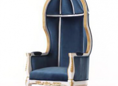 Throne Chair Royal Upholstered Chesterfield Velvet Single-Seater Antique Style Chairs