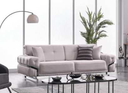 Three-seater sofa, living room furniture, modern upholstered sofa, designer couch, furniture