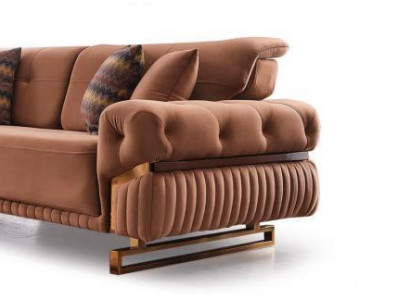 Luxury Three-Seater Sofa Furniture Upholstery Fabric Couch Living Room New Furniture