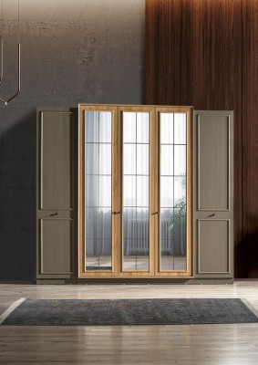 Elegant wardrobe bedroom design furniture cabinets modern decor