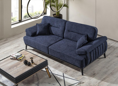 Luxury Sofa 3-Seater Design Sofas Upholstery Modern Seat Fabric New Furniture Couch