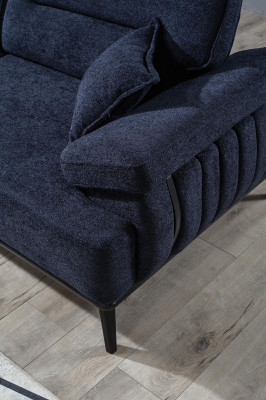 Luxury Sofa 3-Seater Design Sofas Upholstery Modern Seat Fabric New Furniture Couch