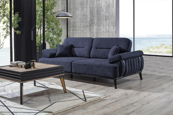 Luxury Sofa 3-Seater Design Sofas Upholstery Modern Seat Fabric New Furniture Couch