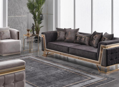 Upholstery Set Luxury Sofas Three-Seater Armchair Modern Living Room Couch