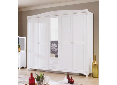 Bedroom furniture wood wardrobe closet country style white new