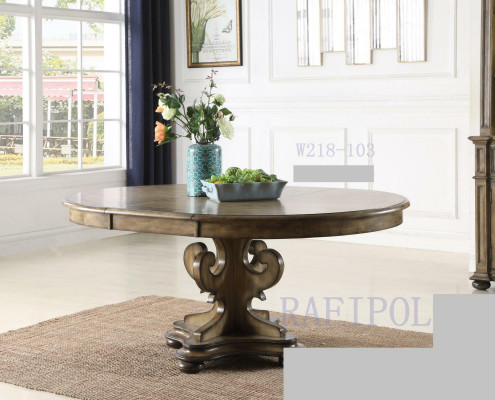 Designer dining table luxury dining room tables upholstered wood table round furniture