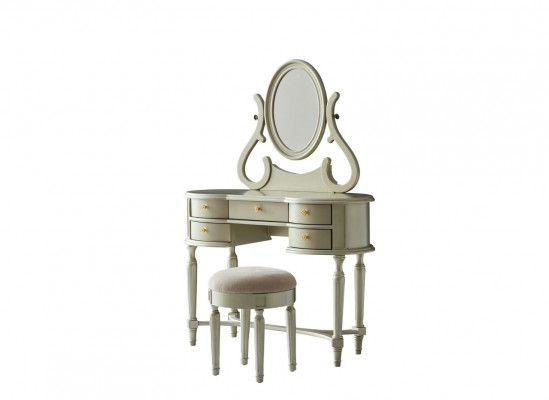 Dressing table desk vanity chest of drawers mirror shelves stool console tables