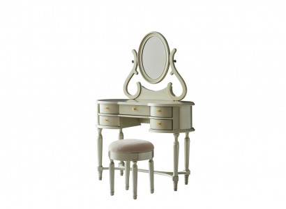 Dressing table desk vanity chest of drawers mirror shelves stool console tables