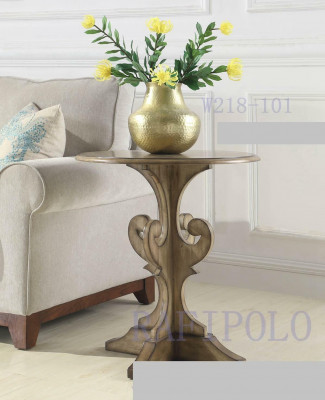 Couch Table Wood Sofa Round Side Design Tables Country House Living Room