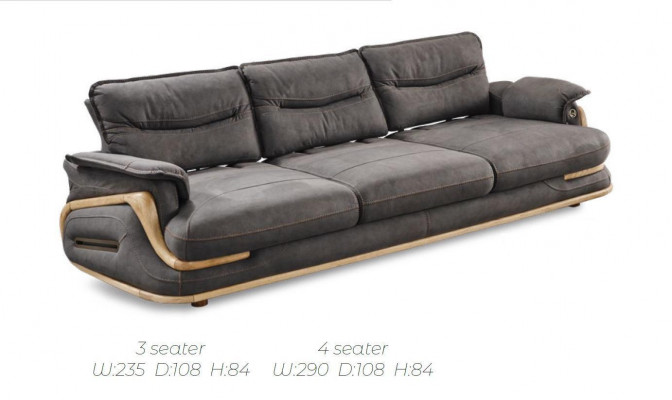 Design sofa set 4+3+1 leather sofa 3-piece set couches sofas couch