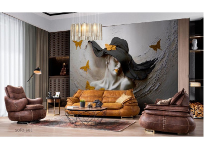 Sofa set 3+1+1 seat set design sofa upholstery couches modern 3-piece