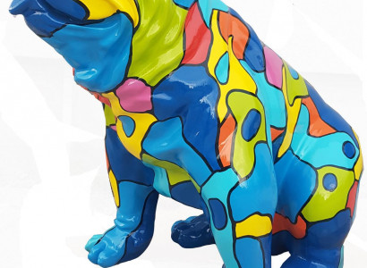 Designer figurine statue modern figures dog decoration garden sculpture sculptures