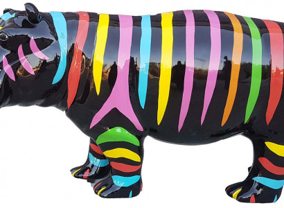 Designer Abstract Figure Modern Figures Decoration Hippo Garden Sculptures