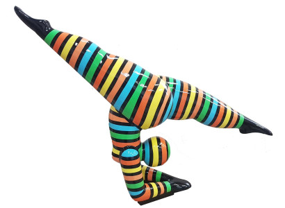 Design Figures Sculptures Modern Abstract Sculpture Female Acrobat Decoration