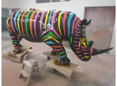 Abstract figure statue garden figures decoration statues sculptures rhinoceros new