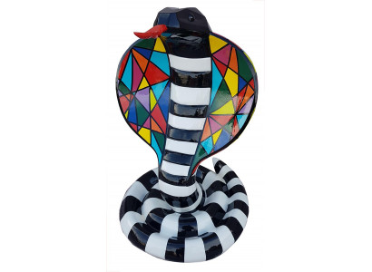 Designer Abstract Modern Figure Snake Cobra Decor Garden Sculptures Snake