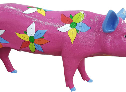 Designer Figures Modern Decorations Garden Statue Sculpture Sculptures Pig