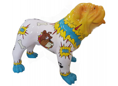 Design Figures Sculptures Modern Bulldog Sculpture Decorative Sculptures Decoration