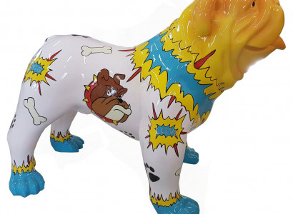 Design Figures Sculptures Modern Bulldog Sculpture Decorative Sculptures Decoration