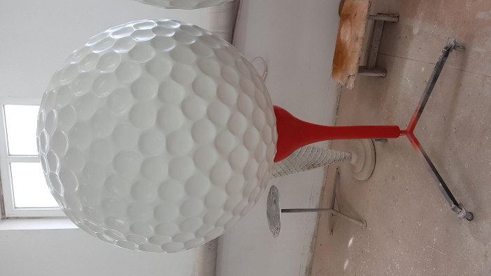 Designer figurines modern decorations garden decor figures golf ball sculpture