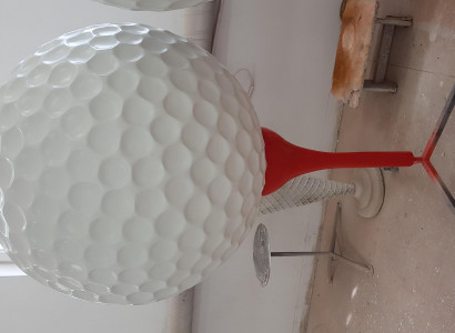 Designer figurines modern decorations garden decor figures golf ball sculpture