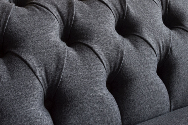 Chesterfield 3-seater upholstered couch leather sofa couches fabric modern style material