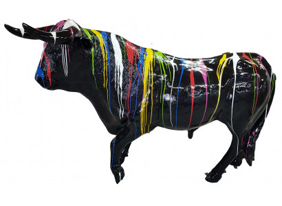 Design figures sculptures modern abstract sculpture bull garden decoration xxl