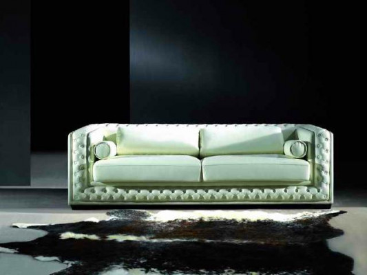 Chesterfield leather sofa, 3-seater sofas, couches, Chesterfield leather.