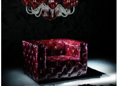 Chesterfield Armchair Leather Sofa Luxury Armchair Bordeaux Club Chair New