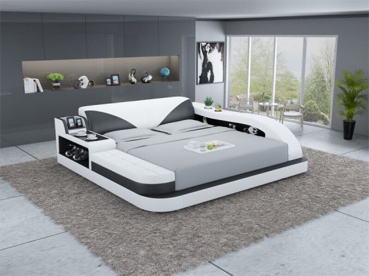 Multifunctional Bed Double Beds Modern Bed Frame Beds 180x200cm
