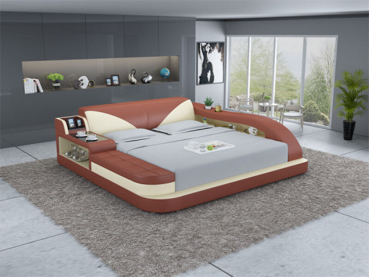 Multifunctional Bed Double Beds Modern Bed Frame Beds 180x200cm