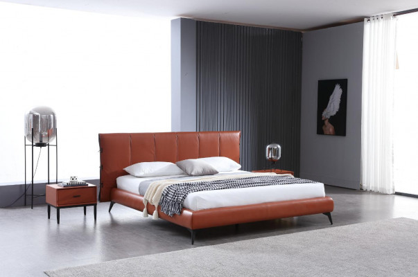 Upholstered Double Beds Metal Design Luxury Bed Bedroom Italian