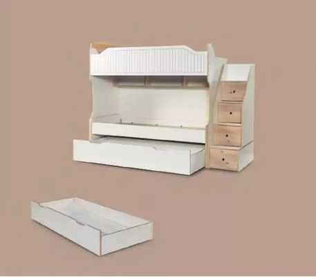 Bunk bed children's bed loft bed bunk bed children's room white bed