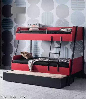 Youth bed, children's bed, kids design, modern bed, children's room, wooden beds