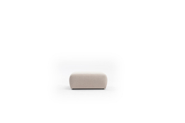 Ottoman Beige Living Room Upholstery Textile Furniture Furniture Ottoman Couch