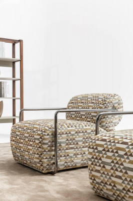 Armchair Design Modern Living Room 1 Seater Luxury Upholstered Armchair Furniture Relax Club