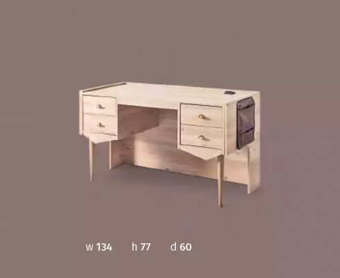 Design youth room bedroom bed set wardrobe desk 3-piece.