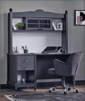 Complete room bedroom bed wardrobe desk black 3-piece set