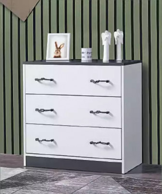 Toddler children's room bedroom bed dresser wardrobe 3-piece set.