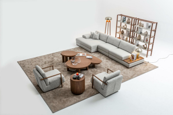 Sofa couch upholstery furniture living landscape gray corner set soft couches