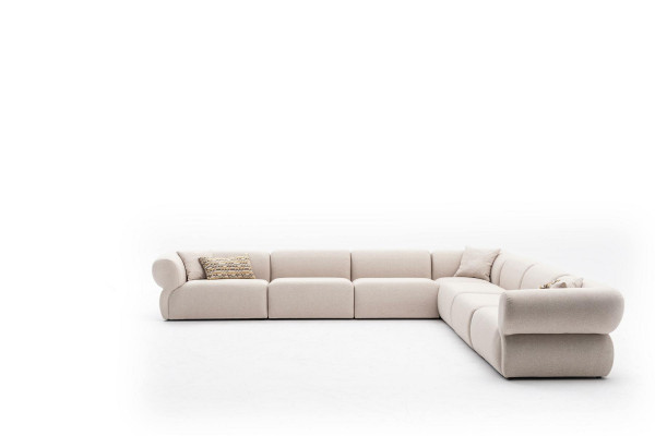 Sofa L-Shape Upholstered Couch Living Room Modern Furniture 405x405cm Sofas Corner Sofa