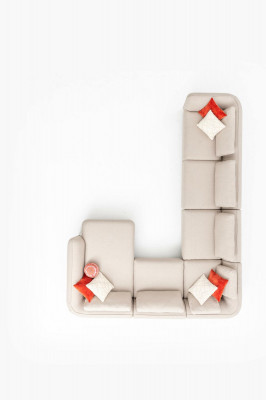 Sectional Sofa U Shape Upholstered Sofa Modern Luxury Living Room Sectional Sofa Living Landscape