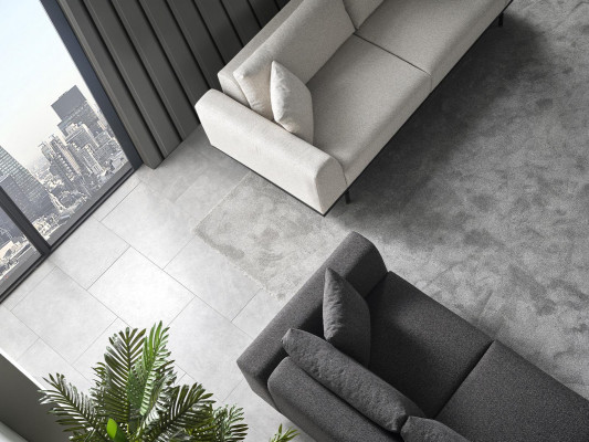 Three-seater sofa, 3-seater sofas, modern white design, fabric polyester, new