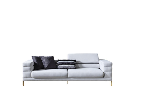 Four-seater sofa, 4-seater sofas, fabric, white, living room, luxury, modern seating.