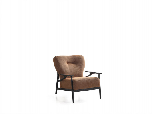 Armchair Wingback Armchair Modern Fabric Living Room Polyester White Design