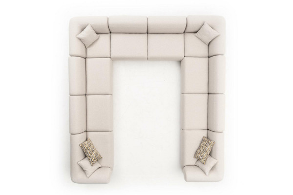 U-shaped sofa upholstered sofa living room corner sofa modern design living landscape