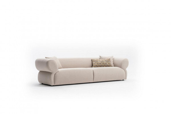 Living Room Sofa Set L-Shape 3-Seater Stool Set Modern Design